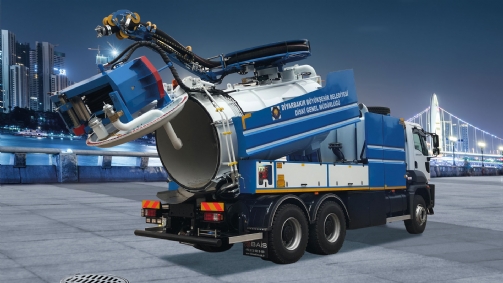 Combined Canal Jetting and Vacuum Trucks